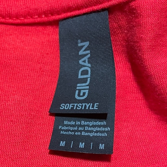 Gildan Red Hulkamania Graphic Tee - Picture 2 of 4